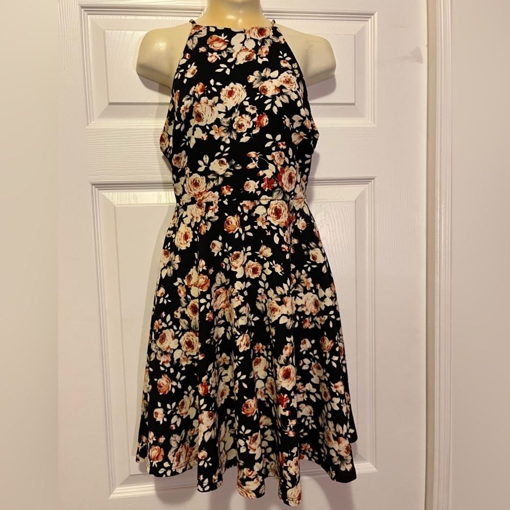 Floral Halter Dress
